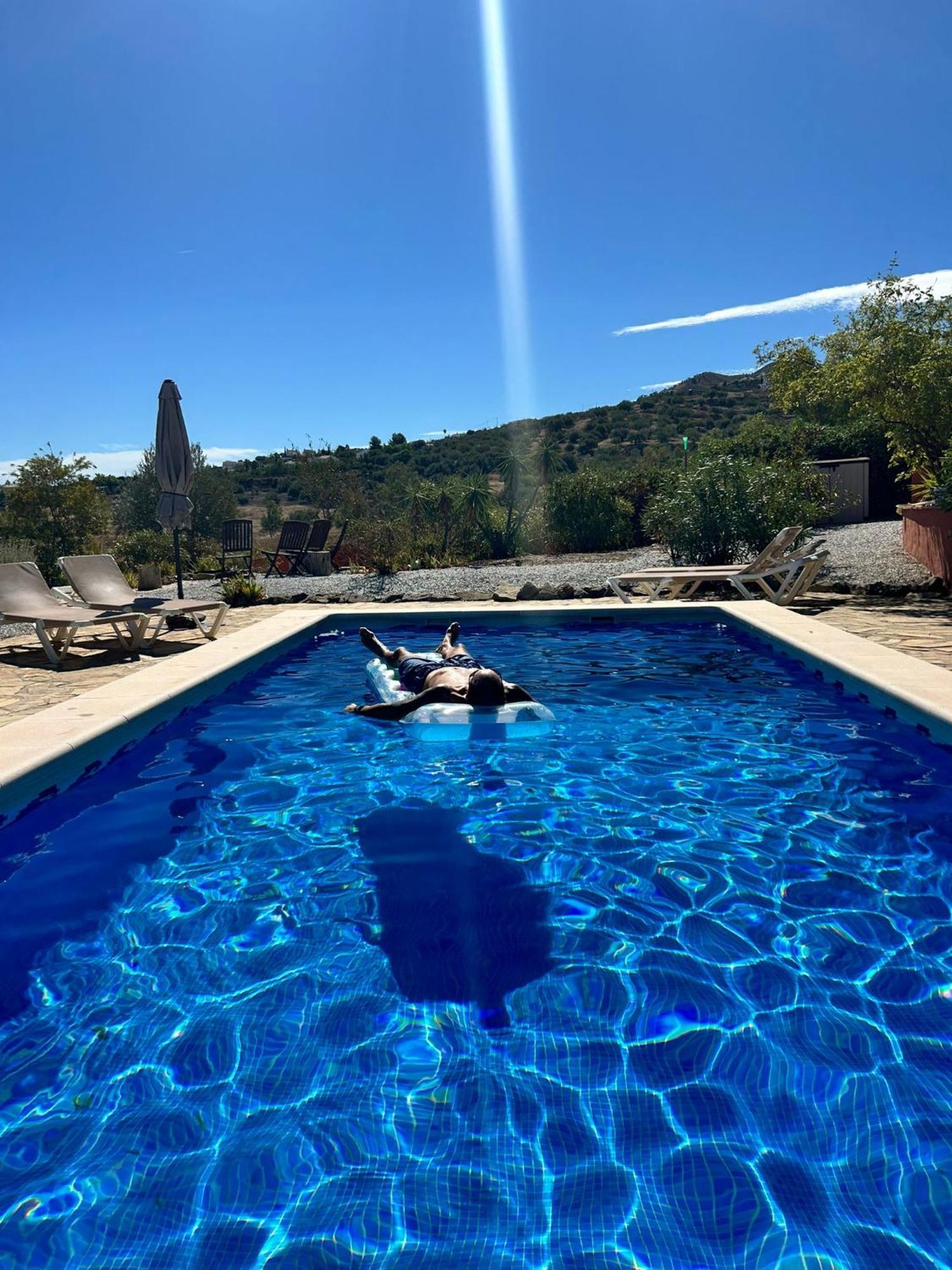 La Rustica En Vinuela, Piscina Privadaヴィラ エクステリア 写真