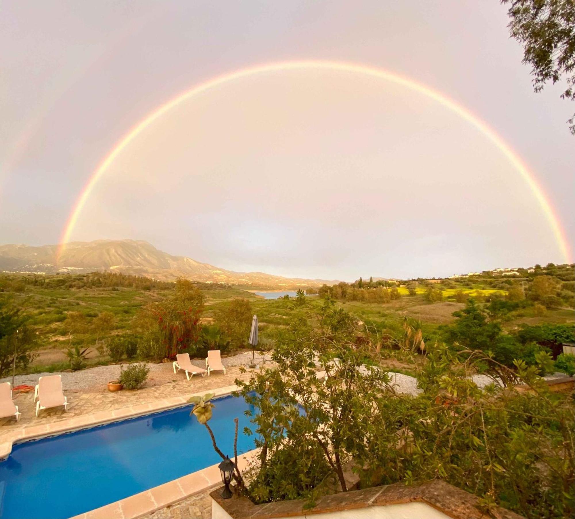 La Rustica En Vinuela, Piscina Privadaヴィラ エクステリア 写真